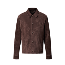 루이비통 모노그램 엠브로이더드 스웨이드 오버셔츠