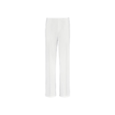 디올 Christian Dior Couture 은방울꽃 자수 팬츠 화이트 코튼 개버딘