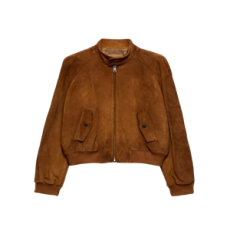 프라다 스웨이드 봄버 자켓