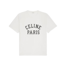 셀린느 루즈 티셔츠 코튼 저지