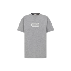 디올 Christian Dior Couture 티셔츠 캐주얼 핏 그레이 코튼 저지