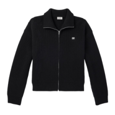 셀린느 리브드 울 트리옹프 트러커 스웨터