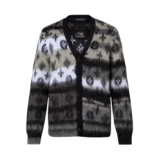 루이비통 모노그램 모헤어 가디건 멀티컬러