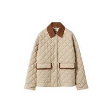 미우미우 퀼팅 테크니컬 퐁제 블루종