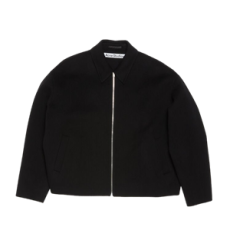 아크네 스튜디오 울 지퍼 재킷 블랙