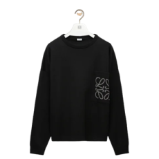 로에베 코튼 블렌드 스웨터 블랙