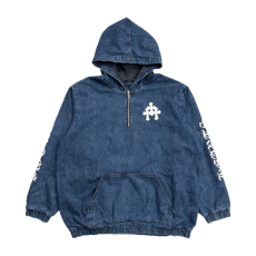 크롬하츠 크로스 패치 데님 아노락