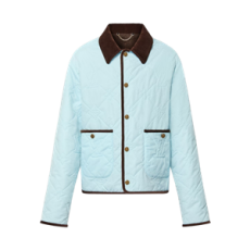 루이비통 모노그램 패디드 코튼 자켓 블루