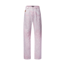 루이비통 다모플라주 데님 스케이트 팬츠