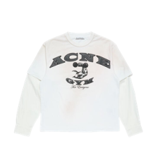 아크네 스튜디오 레이어드 로고 티셔츠