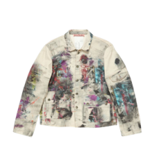 아크네 스튜디오 재킷 트롱프뢰유 프린트