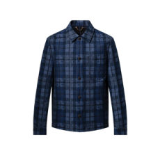 루이비통 모노그램 타탄 데님 오버셔츠