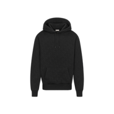 디올 디올 오블리크 후드 스웨트셔츠 블랙 코튼 블렌드 저지