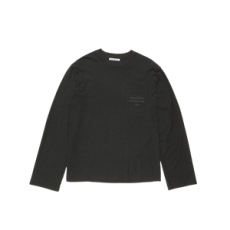 아크네 스튜디오 로고 티셔츠 유니섹스 핏