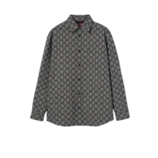 구찌 GG 자카드 울 셔츠