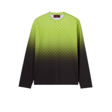 구찌 프린트 테크니컬 코튼 저지 티셔츠