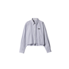 미우미우 포플린 셔츠 블루