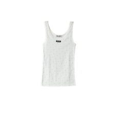 미우미우 립 저지 탱크탑 라이트 블루