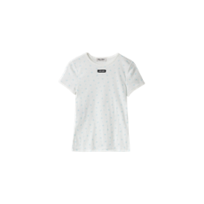 미우미우 립 저지 티셔츠 라이트 블루