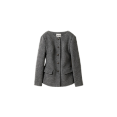 미우미우 라이트 셰틀랜드 울 재킷