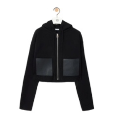 로에베 울 집업 후디