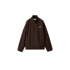 미우미우 코튼 플리스 집업 재킷