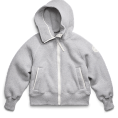 캐나다구스 칠리왁 봄버 카인드 플리스 화이트 라벨 실버버치 헤더