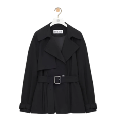 로에베 코튼 자켓 블랙