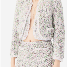 샤넬 코튼 울 재킷 멀티컬러