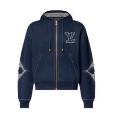 루이비통 그래픽 인타르시아 지퍼 코튼 후디 1AIWEV