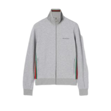 구찌 코튼 피케 더블 지퍼 재킷