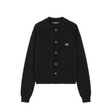 베르사체 Medusa Biggie 니트 폴로 가디건 블랙