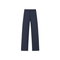 디올 Dior Oblique 트랙 팬츠 네이비 블루 코튼 블렌드 저지