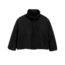 아미 블랙 태피터 아미 드 꾀흐 다운 재킷