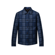 루이비통 모노그램 타탄 데님 오버셔츠