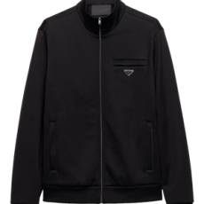 프라다 로고 지퍼 클로저 재킷