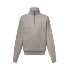 루이비통 리브드 울 하프 지퍼 풀오버