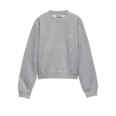 프라다 코튼 크루넥 스웨터