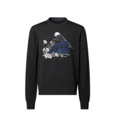 루이비통 니티드 롱 슬리브드 크루넥