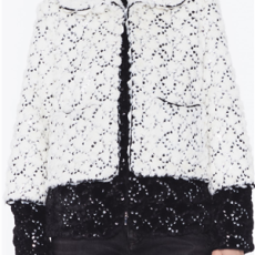 샤넬 믹스트 파이버 자켓 화이트 블랙