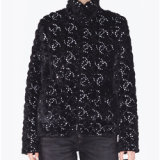 샤넬 믹스트 파이버 자켓 블랙