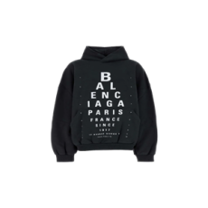 발렌시아가 옵티컬 라지핏 후디