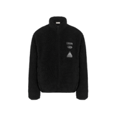 디올 DIOR AND DESCENTE 스키 플리스 블랙 테크니컬 플리스