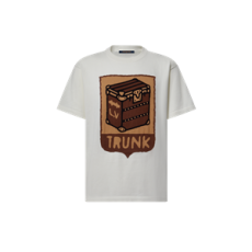 루이비통 그래픽 쇼트 슬리브드 크루넥