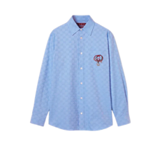 구찌 GG 옥스포드 코튼 셔츠