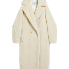 막스마라 테디베어 아이콘 코트 화이트