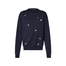 루이비통 LV 블라종 롱 슬리브드 크루넥