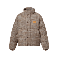 루이비통 트위드 다운 블루종