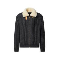 루이비통 캐시미어 울 블루종