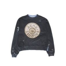 아크네 스튜디오 로고 스웨트셔츠